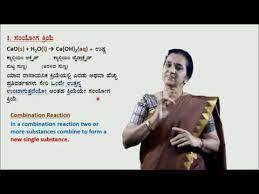 Chemistry For Kas Types Of Chemical Reactions Changes Kannada English By Rajeshwari Madam Youtube