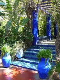 Jardin Majorelle Marrakech Jardines Rusticos Paisajismo De Patio Jardin Azul