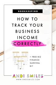 How To Track Your Business Income Correctly Small Business Finance Business Finance Small Business Organization