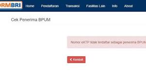 1.bri ditunjuk oleh pemerintah sebagai bank penyalurbanpres produktif untuk usaha mikro (bpum) dan perseroan telah mengirimkan sms. Cek Daftar Penerima Bpum Lewat Eform Bri Co Id Bpum