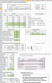 Excel Spreadsheet Design For Engineering Calculations On Behance Spreadsheet Design Civil Engineering Design Engineering Notes