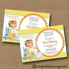 Birthday Wishes For Children Bible Verse Baby S First Birthday Invitation Diy Printable Vintage Baby Boy 2 Christian Sc Vintage Birthday Parties Birthday Invitations Diy First Birthday Invitations