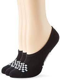 Vans Womens Girls Basic Canoodle No Show Socks Girls Shoe Size 1 6 Black White Socks Women Girls Shoes Size 1 No Show Socks