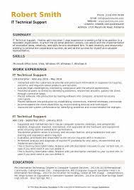 Does your help desk resume need help? It Technical Support Resume Samples Qwikresume