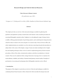 Earning a college degree can be an important step toward enjoying a fulfilling and lucrative career. Pdf Research Design And Tools For Internet Research