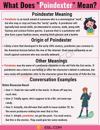 Poindexter Meaning What Does Poindexter Mean With Useful Conversations 7 E S L Other Ways To Say Social Skills Slang Words