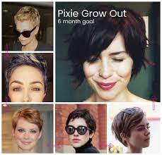 You can do this when your growing hair is still too short for a braid or a pony tail. Grow Out Pixie How To Grow Out A Pixie Pixie Grow Out Pixie Grow Out Goals Growing Out Short Hair Styles Grown Out Pixie Cute Hairstyles For Short Hair