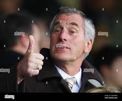 England goalkeeping coach Ray Clemence in the stands Stock Photo