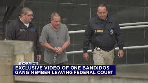 Järjestön tunnusvärit ovat punainen ja kulta sekä . Leaders Of Bandidos Motorcycle Club Arrested On Federal Racketeering And Drug Charges Abc13 Houston