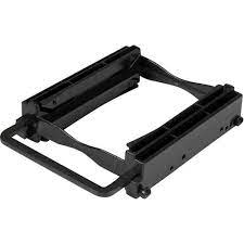 Startech Com Dual 2 5 Ssd Hdd Mounting Bracket For 3 5 Drive Bay Black Bracket225pt Best Buy