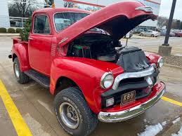 Image result for Red 1954 Truck
