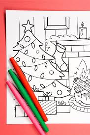 This day in all its forms of expression, it creates common memories and. Free Printable Christmas Coloring Page Hey Let S Make Stuff