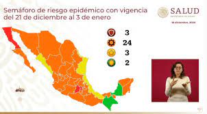 Jun 21, 2021 · la secretaría de salud informó que la ciudad de méxico pasará a color amarillo del semáforo epidemiológico, del 21 de junio y al 4 de julio, a pesar de que las autoridades de la capital habían anunciado la tarde de este viernes 18 de junio que continúan en verde y que habrá aumentos en aforos de algunas actividades como teatros, cines, restaurantes y demás. 3 Entidades En Semaforo Rojo Por Incremento De Contagios Covid 19 Capital 21 Noticias