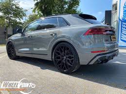 The New Audi Sq8 With Some 24x10 Et15 Hf 2 S By Vossen Finished In Gloss Black And Wrapped In 295 30 24 Rubber By Wheelpoint Nl Uden See More Aftermark
