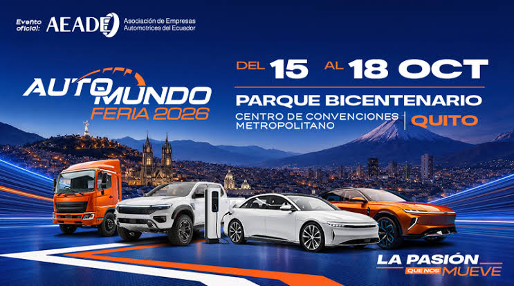 Automundo 2026 en Quito con más de 50 marcas y 300 vehículos en exhibición