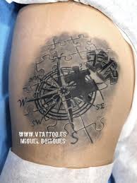 It is a playful idea, preferred by young couples, though older ones can try them out for adventure. 100 Awesome Compass Tattoo Designs Cuded