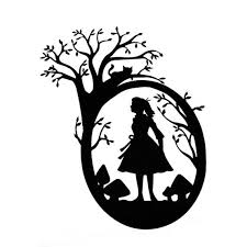 Black Alice In Wonderland Caterpillar Silhouette Epingle Sur Decorate Yourself