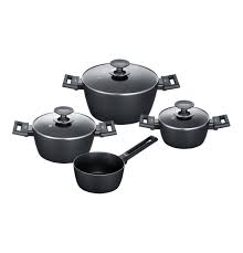 Berndes Kochtopf Set Starter Alu Induction 4 Teilig Schwarz Galeria Karstadt Kaufhof