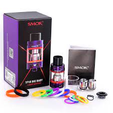 Smok Tfv8 Big Baby Tank Light Edition 5ml Atomizer Set Shining Led Vape Tank Wish