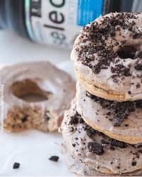 Pescience On Instagram Cookies And Cream Pronuts 185cal 5f 17c 17p Includes Topp Cookies And Cream Protein Recipe Protein Desserts Protein Powder Recipes
