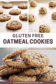 Classic Gluten Free Oatmeal Cookies Thick Chewy In 2020 Gluten Free Oatmeal Cookies Gluten Free Oatmeal Oatmeal Cookies