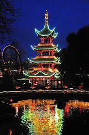 Tivoli Gardens Pagoda Copenhagen Tivoli Gardens Garden Japanese Copenhagen