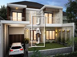 House Design 2 Floors Building Area 200m2 Balinese Style Modern Bp Dhany Jakarta Jakarta Architect Services