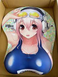 Super Sonico Life-Size 3D Boobs Mouse Pad School swimsuit ver. Softgarage  2014 | eBay