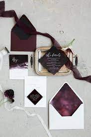Rustic Chic Burgundy Wedding Invitations Spring Gothic Wedding Invitation Plum Wedding Invitations Burgundy Wedding Invitations Plum Wedding