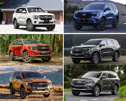 FORD EVEREST THẾ HỆ MỚI: SO SÁNH 05 PHIÊN BẢN