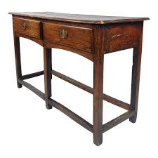 18th Century English Oak Two Drawer Sofa Table Console In 2020 Sofa Table Console Table Table