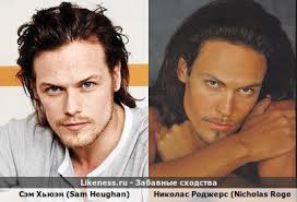 Sam heughan на Likeness.ru