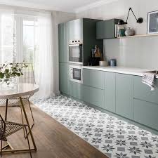 Idea Facade Green Color Kitchen White Kitchen With Wooden Floor And C Color Facade Modern Kitchen Design Kitchen Flooring Outdoor Kitchen Design Modern