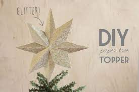 Diy Paper Tree Topper Hello Lidy Diy Christmas Tree Topper Diy Christmas Star Diy Christmas Tree