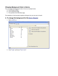 Pdf files do not have the concept of a background color for a page. Fillable Online Pages Uoregon Changing Background Color In Golive Fax Email Print Pdffiller