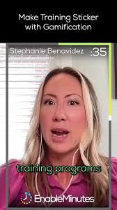 Make Training Stickier with Gamification