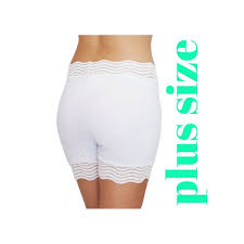 Plus Size Bridal Shorties Cotton Tap Pants Lingerie Rash Guard Plus Size Bloomers Chafing Relief Bottoms Modesty Shorties Curvy Women