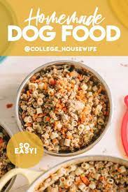 Homemade Dog Food Recipe Recipe Healthy Dog Food Homemade Healthy Dog Food Recipes Chicken Dog Food Recipes