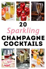 20 champagne cocktails for your next celebration. 20 Sparkling Champagne Cocktail Recipes Parties 365