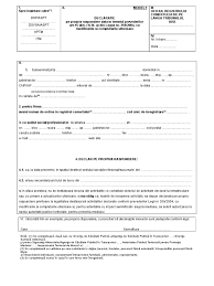 Declaratie Pe Proprie Raspundere Privind Desfasurarea Activitatii Unei Firme Inregistrate La Orc 1