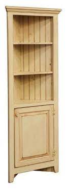 If your cabinet isn't a corner cabinet, you may not need to do this step. Pine Corner Cabinet Hutch From Dutchcrafters Amish Furniture
