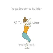 Chair Pose Variation Hands On Shins Five Pointed Star Pose Flow Yoga Utkatasana Variation Hands On Shins Utthita Tadasana Vinyasa Yoga Sequences Benefits Yoga Sequences Chair Pose Variations Gentle Yoga