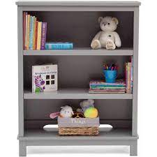 Product title furinno basic 6 cube storage organizer bookcase storage with bins, multiple colors average rating: Delta Children Epic 3 Tier Kids Bookshelf Gray Walmart Com Walmart Com