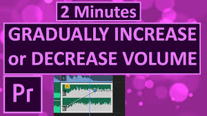 Adobe premiere allows easy video and audio editing with a multitude of options. How To Gradually Increase Or Decrease Audio Volume In Premiere Pro Youtube
