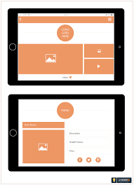 Restaurant App Mockup For Ipad Using An Ipad Mockup Template Is A Great Way To Display Your App Interface Click On T Ipad Mockup Restaurant App App Interface