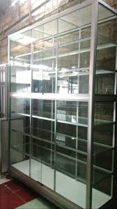 Etalase kaca display jualan dagangan tempat rak kue donut: Info 37 Lemari Kaca Aluminium