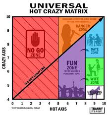 The Universal Hot Crazy Matrix A Mans Guide To Women