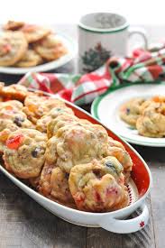 Seasonal cookies will often have flowers and other cookie. Fruitcake Cookies The Seasoned Mom
