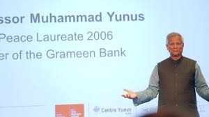 Both yunus and grameen won the 2006 nobel peace prize. Muhammad Yunus Imagine The World Of Tomorrow And Create It Youtube