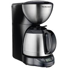 Programmable clock with 2 hour automatic shutoff. Hamilton Beach 10 Cup Programmable Coffee Maker 49855 Blain S Farm Fleet